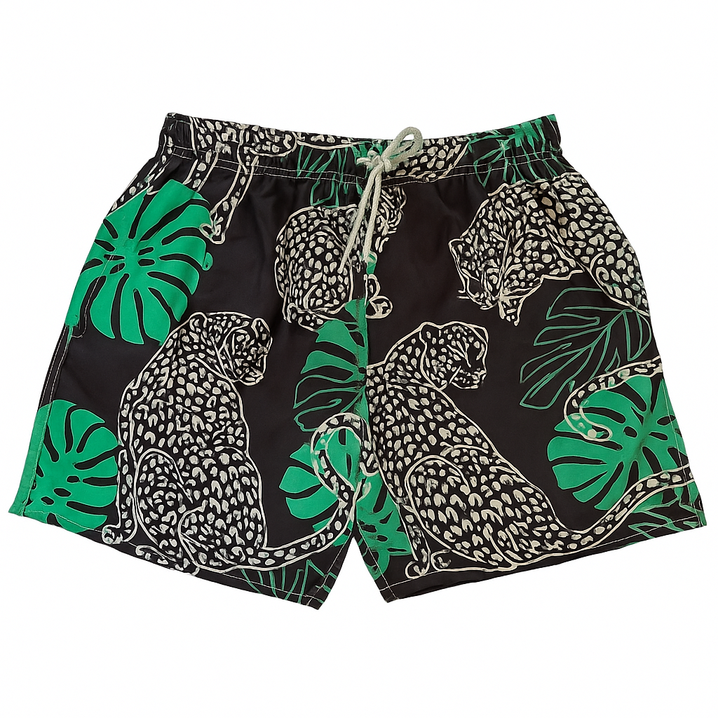 Emerald Jungle-Quick Dry Sustainable  Swim Shorts