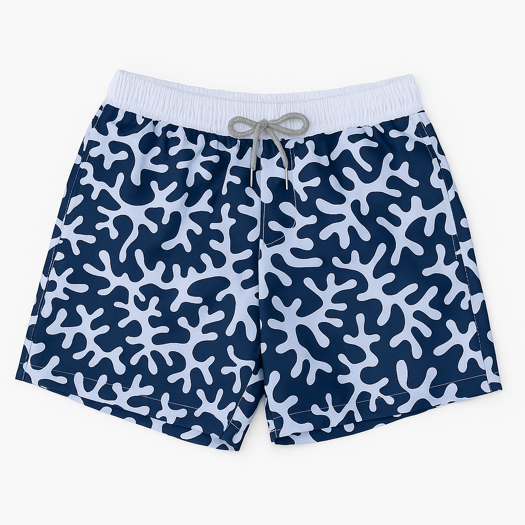 Coral-Quick Dry Sustainable  Swim Shorts