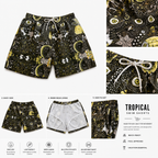 Tropical-Quick Dry Shorts
