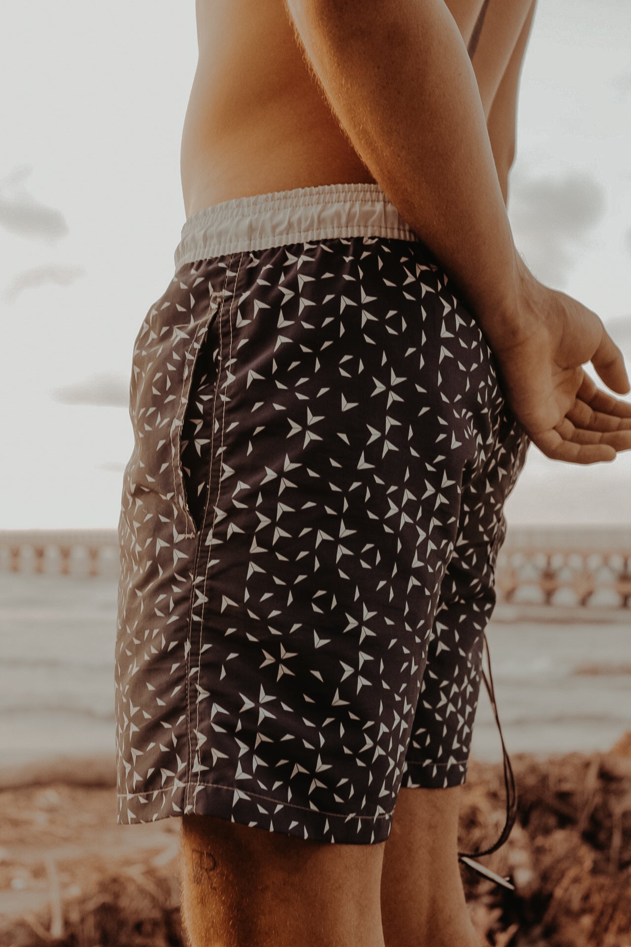 Navy-Quick Dry Sustainable  Swim Shorts