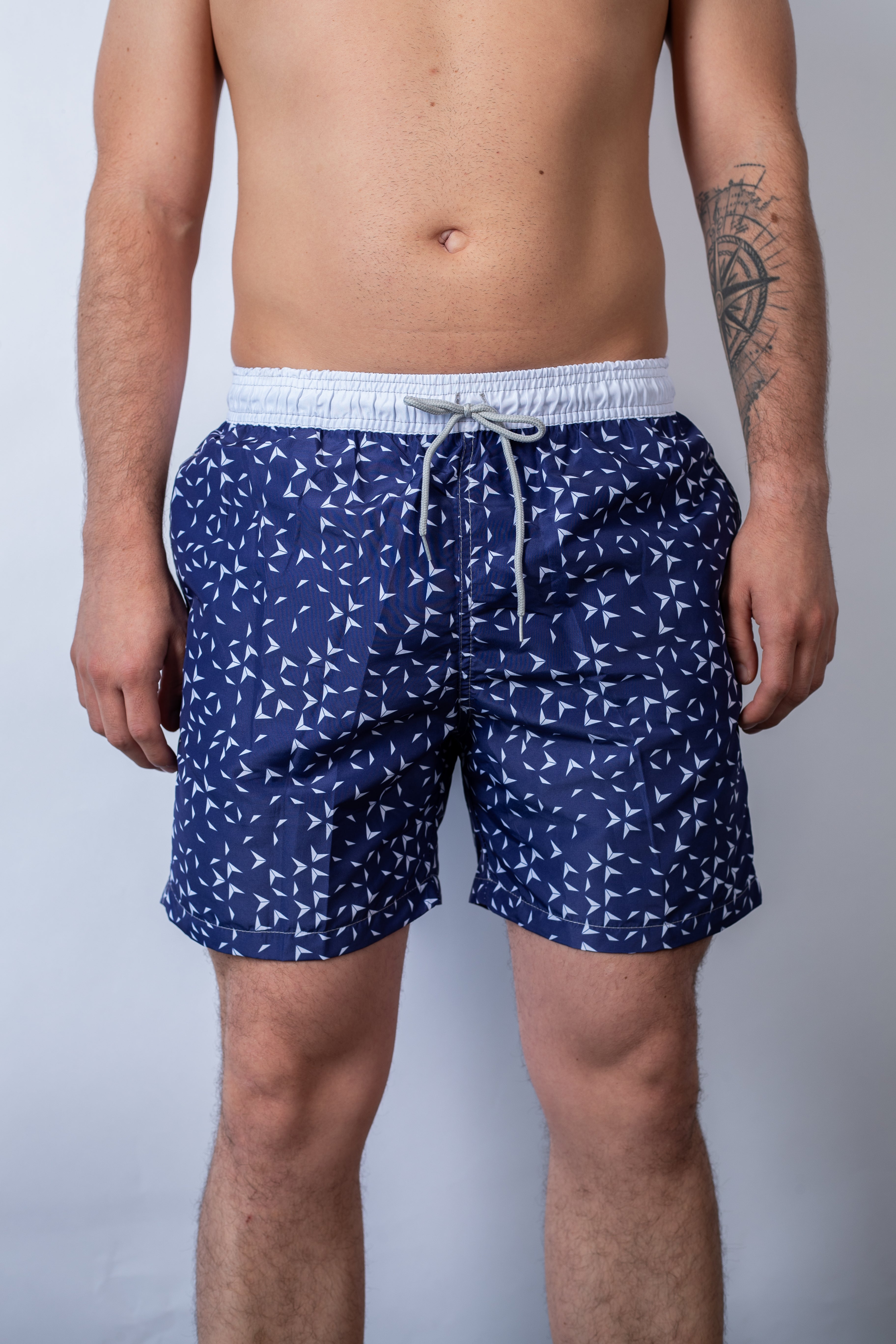 Navy-Quick Dry Shorts