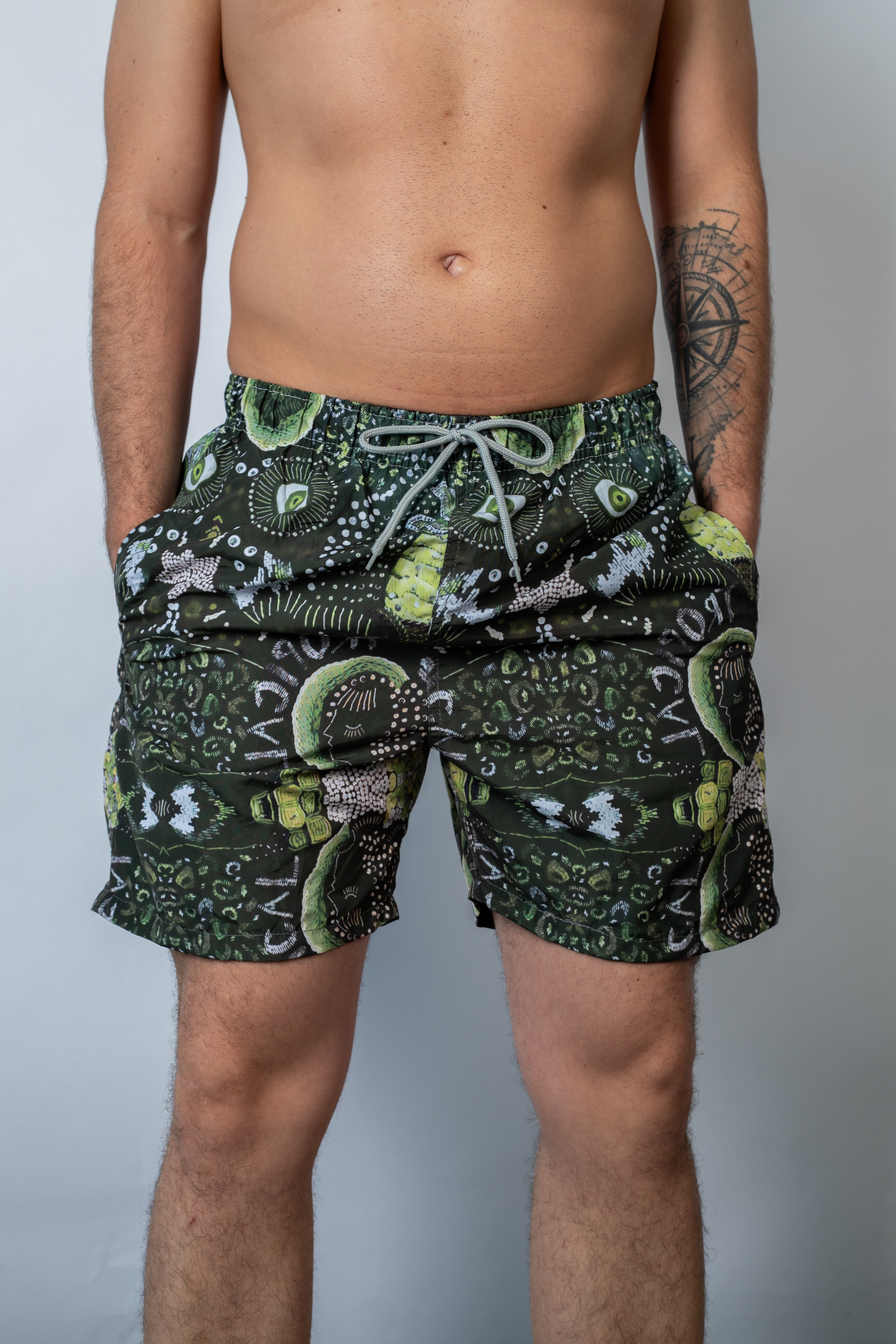 Tropical-Quick Dry Shorts