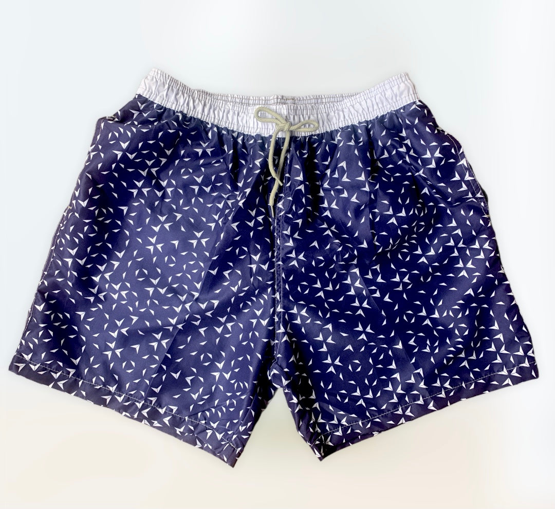 Navy-Quick Dry Sustainable  Swim Shorts